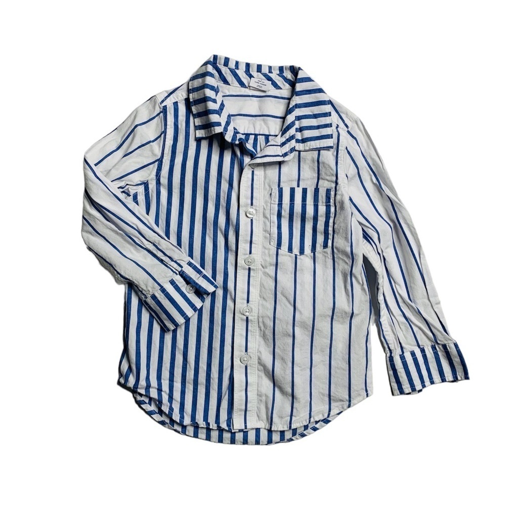 Gap boy’s 4Y striped button down shirt‎